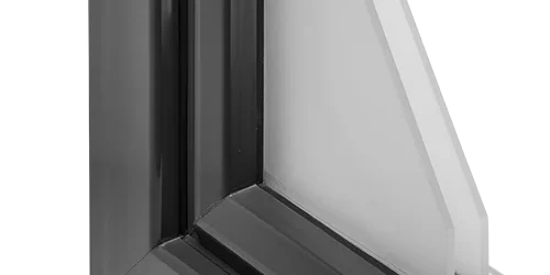 Angle Gris newPVC Epaisseur de verre