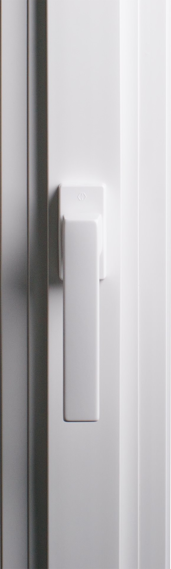 Poignée centrée de la fenêtre Préfal Exigence 80