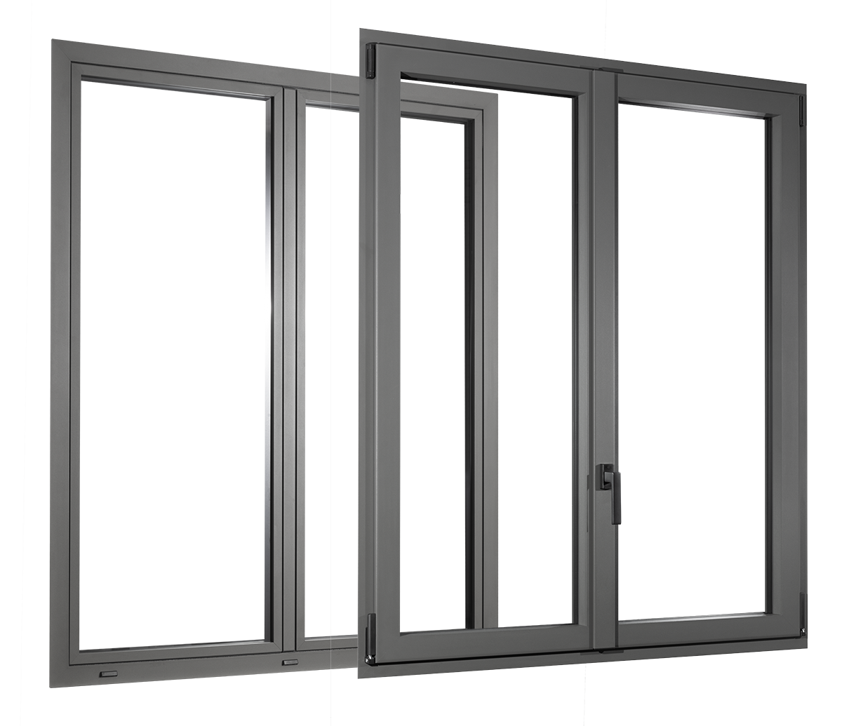 Fenêtre Préfal Vision Allure avec finition Équilibre