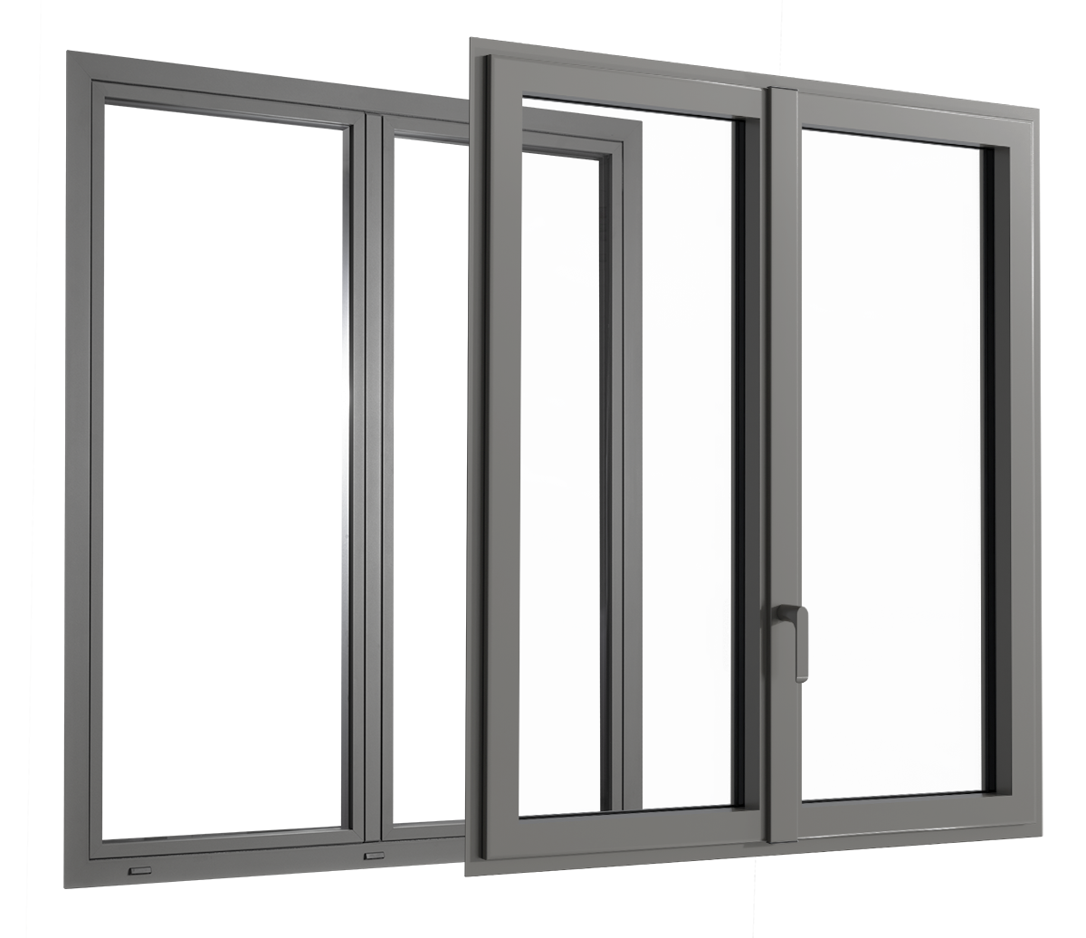 Fenêtre Préfal Vision Allure avec finition Exigence