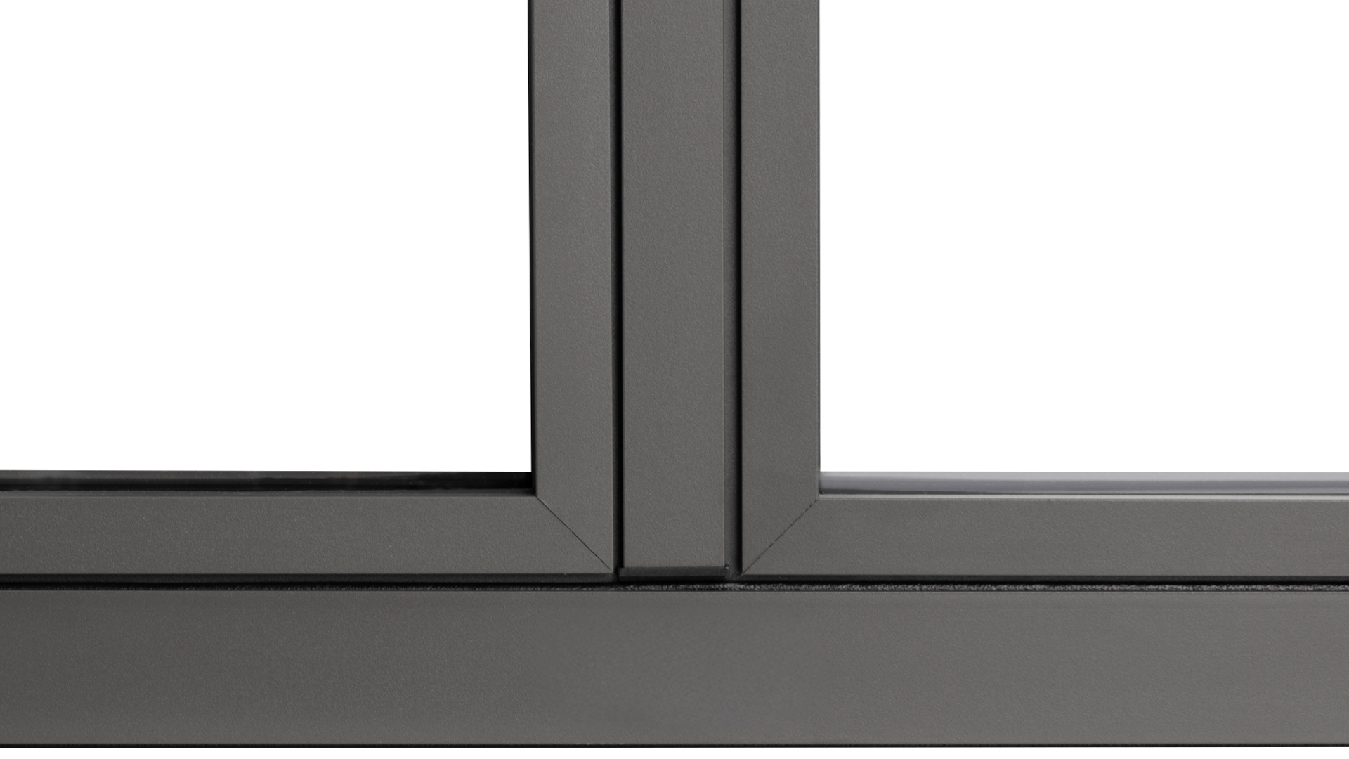 Lignes et design épuré de la fenêtre en aluminium Préfal Vision Allure